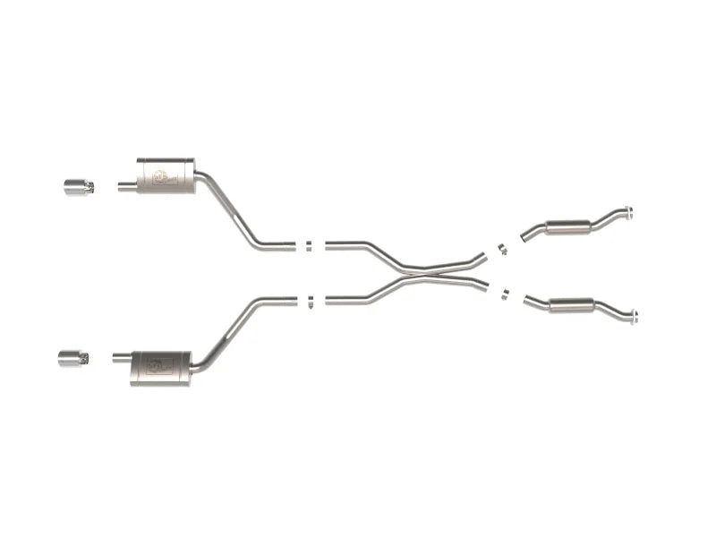 aFe 11-21 Dodge Durango V6-3.6L/V8-5.7L MACH Force-Xp 304 SS Cat-Back Exhaust System w/ Polished Tip - Additional View 8