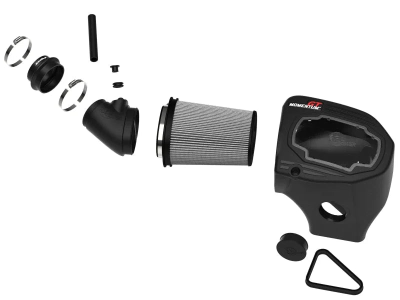 aFe 11-23 Dodge Challenger Momentum GT Cold Air Intake System w/ Pro DRY S Filter - Installation View
