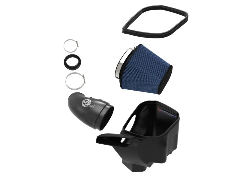 aFe 12-21 Jeep Grand Cherokee 6.4L Track Series Carbon Fiber Cold Air Intake System w/Pro 5R Filter - Additional View 6