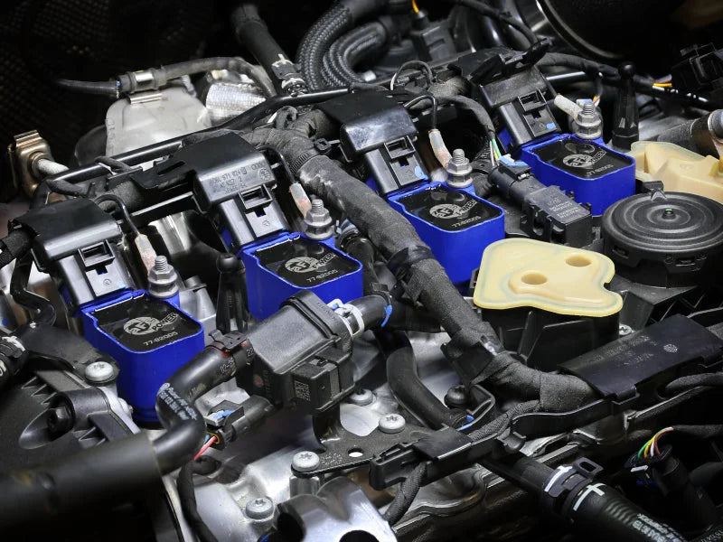 aFe 13-18 Audi S8 / 14-17 Audi RS7 Scorcher High-Performance Ignition Coil (8 Pack) - Side View