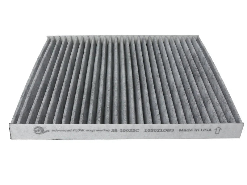 aFe 13-21 Nissan & Infiniti Various Models Carbon Cabin Air Filter - Installation View