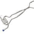 Load image into Gallery viewer, aFe 14-15 Infiniti Q50 V6 3.7L Takeda 2-1/2in 304 SS Cat-Back Exhaust System w/ Blue Flame Tips - Main Product View