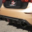 Load image into Gallery viewer, aFe 14-15 Infiniti Q50 V6 3.7L Takeda 2.5in 305 SS Cat Back Exhaust System w/ Black Tips - Back View