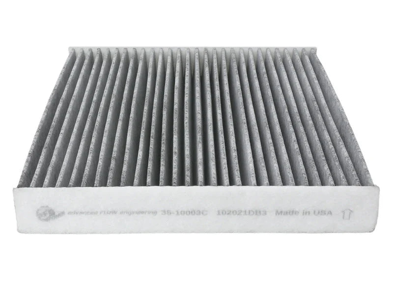 aFe 14-22 Land Rover / 10-19 Subaru / 04-22 Lexus & Toyota Carbon Cabin Air Filter - Back View