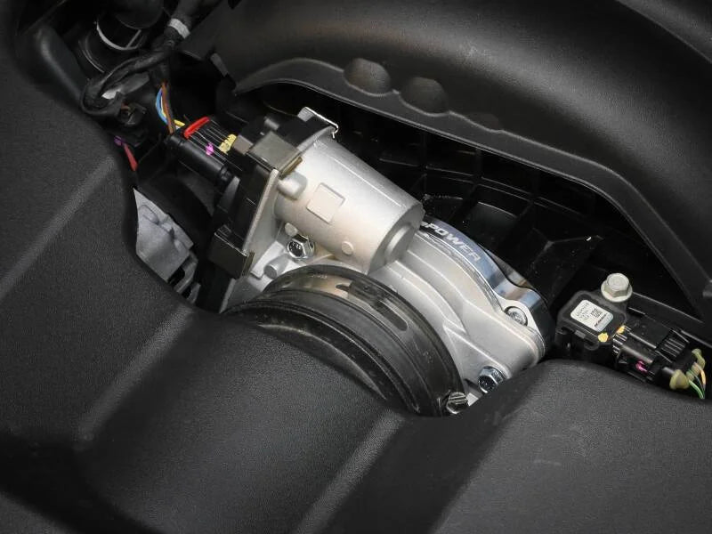 aFe 14-23 GM Trucks/SUV POWER 87mm Throttle Body - Back View