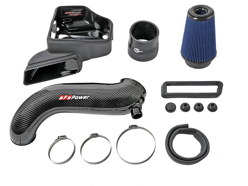 aFe 15-19 VW Golf R (MKVII) L4-2.0L (t) Track Series Carbon Fiber Intake System w/ Pro 5R Filter - Additional View 9