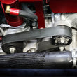 Load image into Gallery viewer, aFe 15-23 Dodge Challenger / 15-23 Dodge Charger SRT Hellcat 2.50in Supercharger Power Pulley Kit - Side View