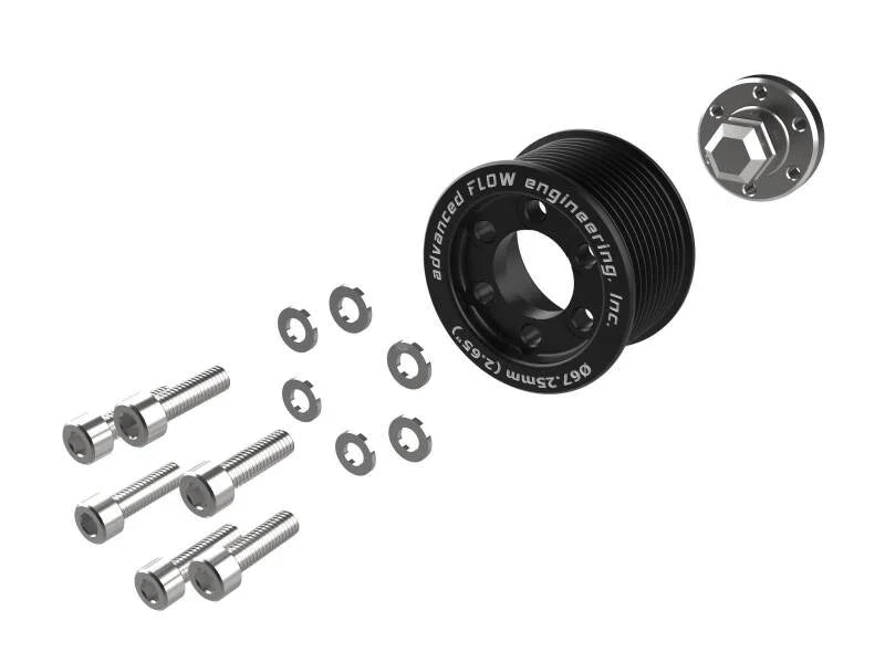aFe 15-23 Dodge Challenger / 15-23 Dodge Charger SRT Hellcat 2.65in Supercharger Power Pulley Kit - Additional View 5
