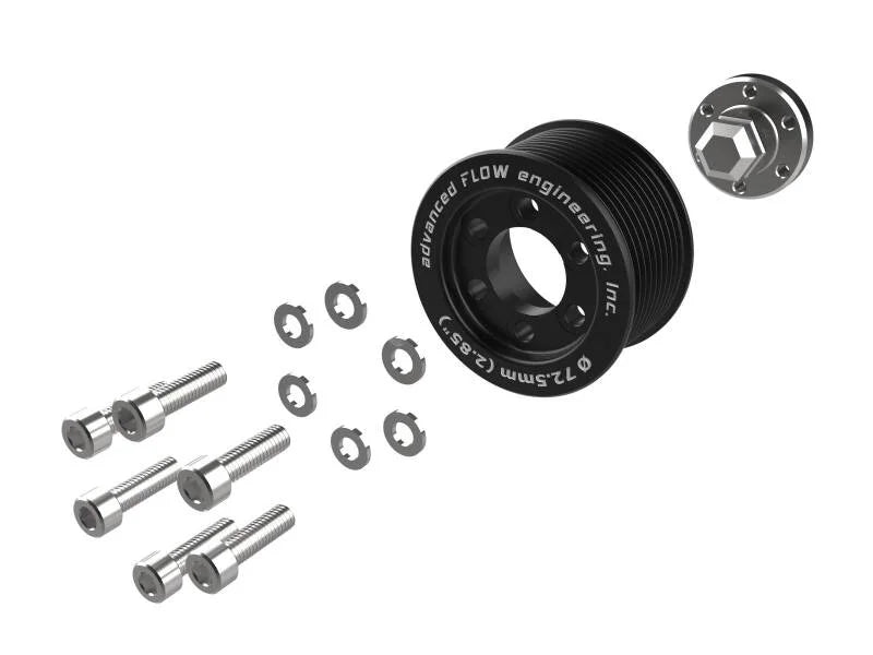 aFe 15-23 Dodge Challenger / 15-23 Dodge Charger SRT Hellcat 2.85in Supercharger Power Pulley Kit - Additional View 5