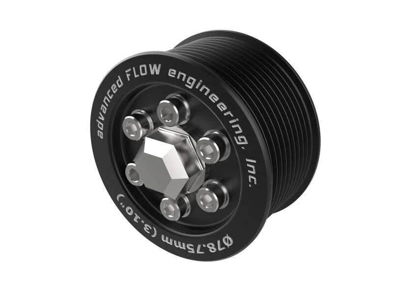 aFe 15-23 Dodge Challenger / 15-23 Dodge Charger SRT Hellcat 3.10in Supercharger Power Pulley Kit - Main Product View