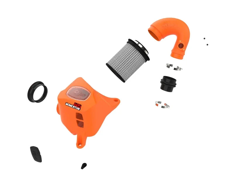 aFe 15-25 Toyota Hilux L4 2.8L (td) Momentum HD Orange Edition Intake w/ Pro DRY S Filter (MOQ 12) - Additional View 7