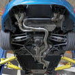 Load image into Gallery viewer, aFe 16-18 BMW M2 L6-3.0L MACH Force-Xp 3in to 2.5in 304 SS Cat-Back Exhaust System-Quad Black Tips - Installation View