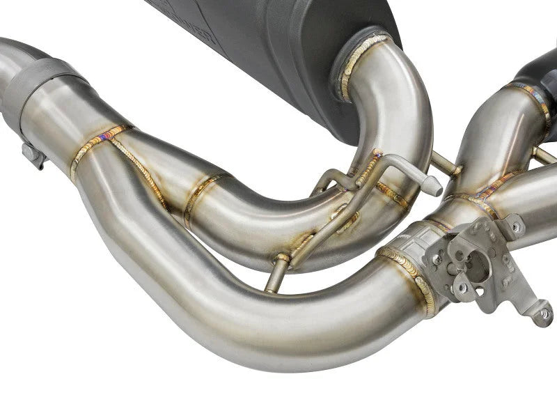aFe 16-18 BMW M2 L6-3.0L MACH Force-Xp 3in to 2.5in 304 SS Cat-Back Exhaust System-Quad Black Tips - Additional View 7