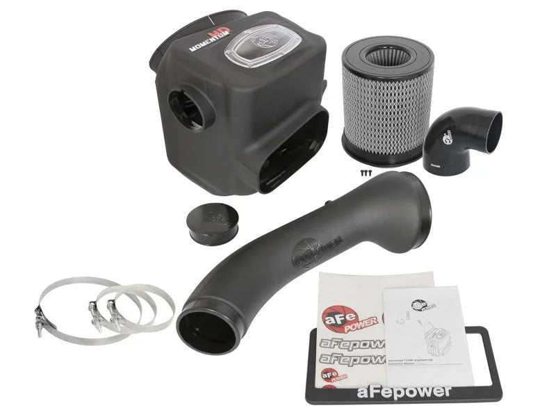 aFe 16-19 Nissan Titan XD V8 5.0L Momentum HD Cold Air Intake System w/ Pro DRY S Media - Additional View 9