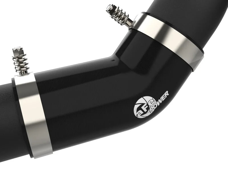 aFe 16-19 RAM 1500 V6 3.0L (TD) BladeRunner 3in Aluminum Hot & Cold Charge Pipe Kit - Black - Additional View 5