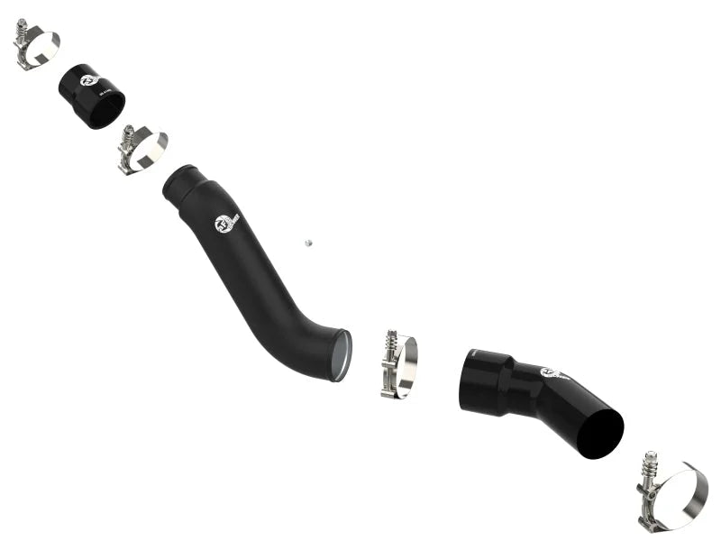 aFe 16-19 RAM 1500 V6 3.0L (TD) BladeRunner 3in Aluminum Hot Charge Pipe - Black - Additional View 6