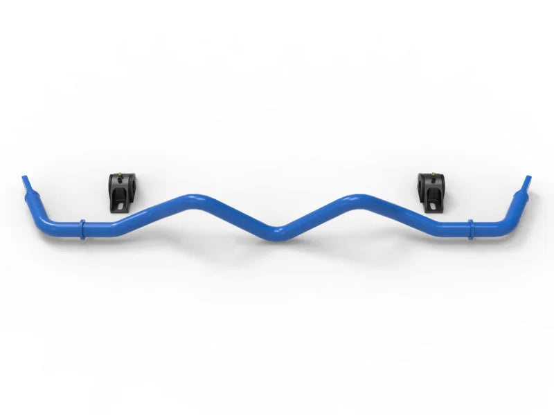 aFe 16-21 Infiniti Q50/Q60 3.0L (tt) Rear Sway Bar Blue - Installation View