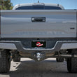 Load image into Gallery viewer, aFe 16-22 Toyota Tacoma Apollo GT Series 2.5in. - 3in. 409 SS Cat-Back Exhaust System w/ Black Tip - Back View