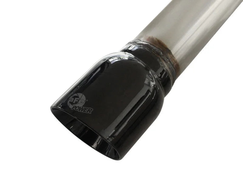 aFe 17-19 Audi A4 (L4-2.0L) MACH Force-Xp  Stainless Steel Axle-Back Exhaust System - Black Tip - Additional View 5