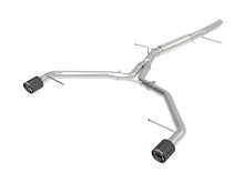 Load image into Gallery viewer, aFe 17-19 Audi A4 (L4-2.0L) MACH Force-Xp  Stainless Steel Axle-Back Exhaust System - Carbon Tip - Main Product View