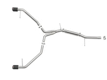 Load image into Gallery viewer, aFe 17-19 Audi A4 (L4-2.0L) MACH Force-Xp  Stainless Steel Axle-Back Exhaust System - Carbon Tip - Additional View 10