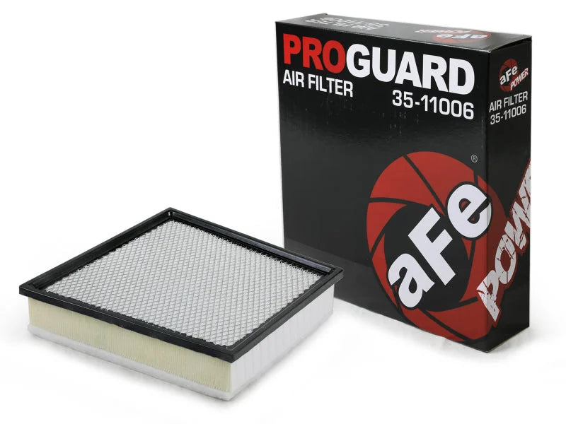 aFe 17-19 GM Sierra 3500 HD Power ProGuard OE Replacement Air Filter - Side View