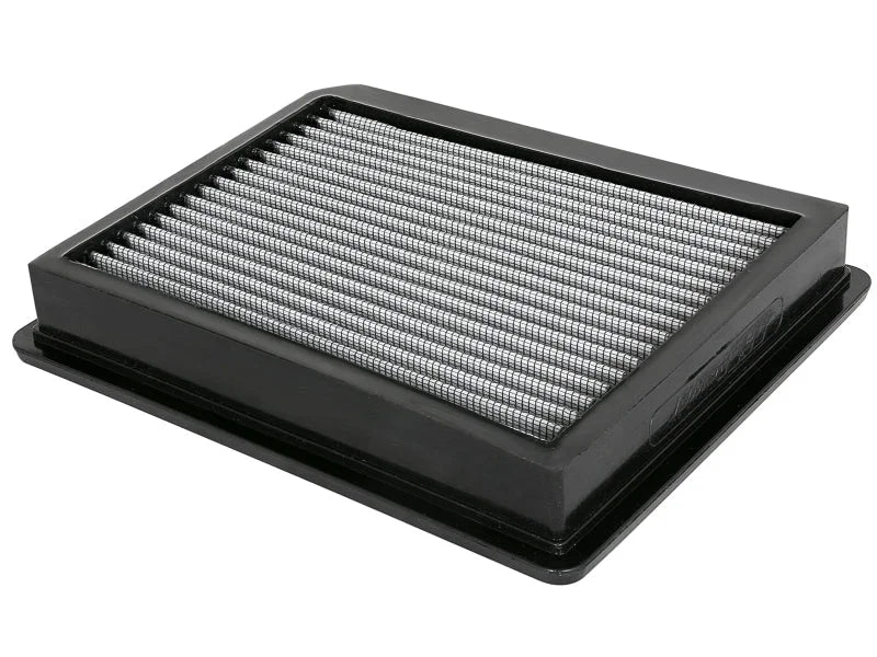 aFe 17-19 Nissan Titan V8 5.6L (Excludes XD Models) MagnumFLOW Pro DRY S OE Replacement Filter - Installation View