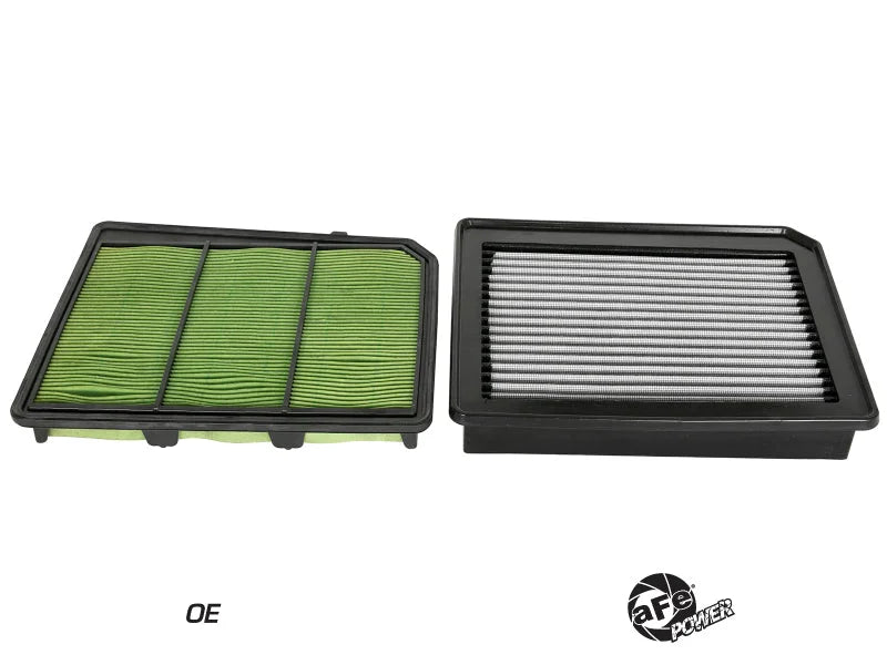 aFe 17-19 Nissan Titan V8 5.6L (Excludes XD Models) MagnumFLOW Pro DRY S OE Replacement Filter - Additional View 5