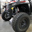 Load image into Gallery viewer, aFe 17-19 Polaris RZR 925/1000cc Sway-A-Way 2.5 Front Coilover Kit w/ PB Reservoirs and Comp Adj - Back View