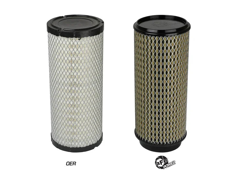 aFe 17-20 Can-Am Maverick Aries Powersport OE Replacement Pro GUARD 7 Air Filter w/ Foam Pre-Filter - Back View