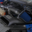 Load image into Gallery viewer, aFe 17-20 Ford F-150/Raptor Track Series Carbon Fiber Cold Air Intake System With Pro 5R Filters - Side View