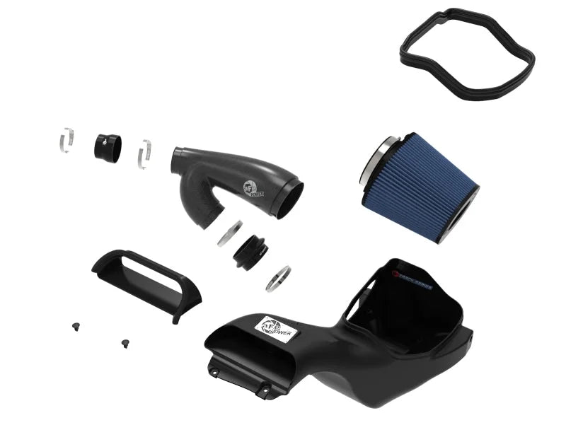 aFe 17-20 Ford F-150/Raptor Track Series Carbon Fiber Cold Air Intake System With Pro 5R Filters - Additional View 9