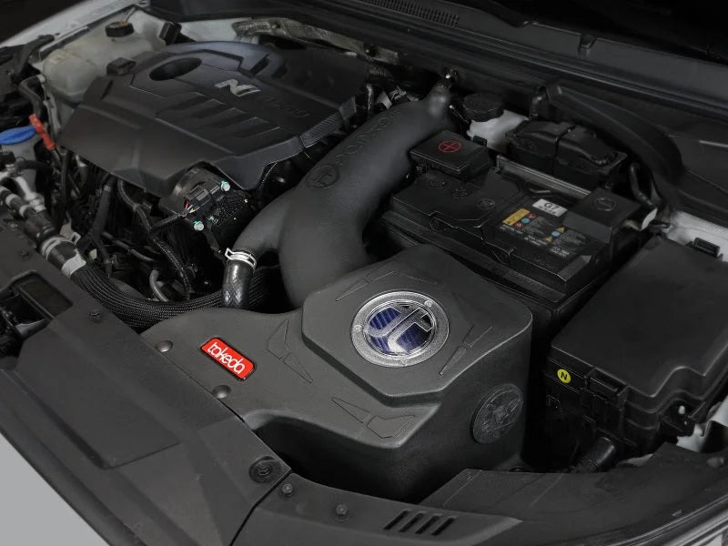 aFe 17-20 Hyundai i30 N L4-2.0L Takeda Momentum Cold Air Intake System w/ Pro 5R Media - Side View