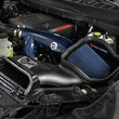 Load image into Gallery viewer, aFe 17-24 Ford F-150 Track Series Blue Kevlar Carbon Fiber C/A Intake System w/Black Pro 5R Filter - Side View