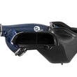 Load image into Gallery viewer, aFe 17-24 Ford F-150 Track Series Blue Kevlar Carbon Fiber C/A Intake System w/Black Pro 5R Filter - Back View