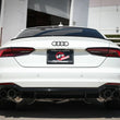 Load image into Gallery viewer, aFe 18-20 Audi RS5 Coupe MACH Force-Xp 3in to 2.5in 304 SS Axle-Back Exhaust System-Quad Carbon Tips - Side View