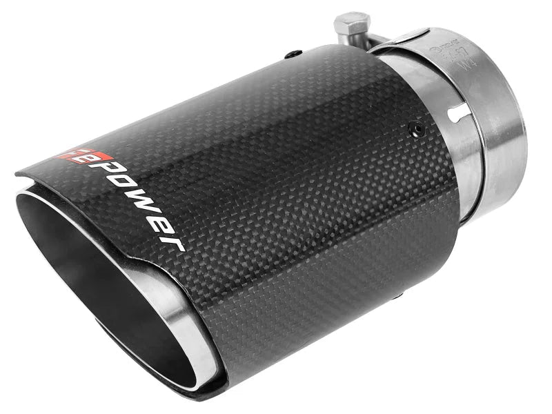 aFe 18-20 Audi RS5 Coupe MACH Force-Xp 3in to 2.5in 304 SS Axle-Back Exhaust System-Quad Carbon Tips - Additional View 6