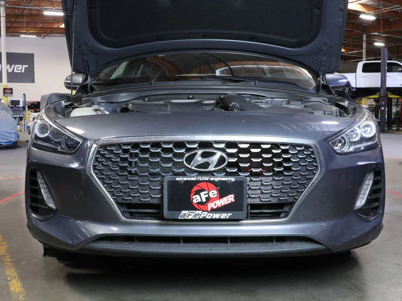 aFe 18-20 Hyundai Elantra GT L4-1.6L (t) Takeda Momentum Dynamic Air Scoop - Black - Side View