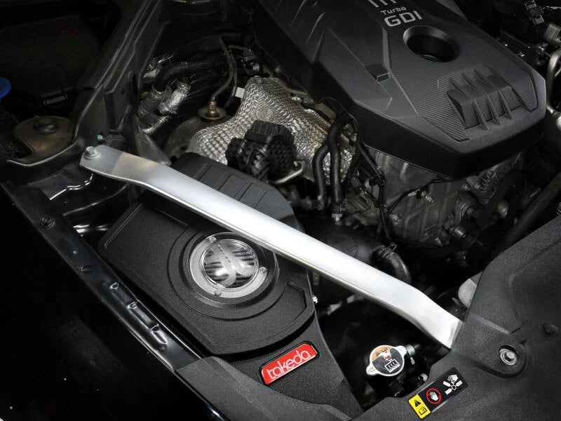 aFe 18-21 Kia Stinger L4 2.0L Takeda Momentum Cold Air Intake System w/ Pro DRY S Filter - Side View
