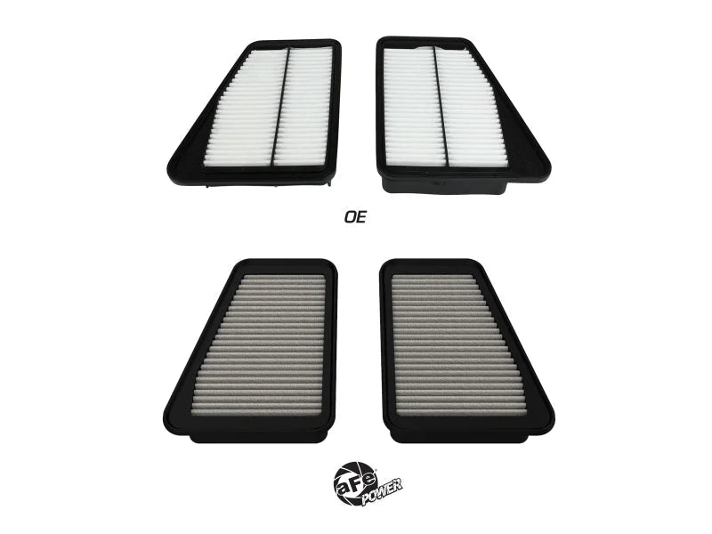 aFe 18-21 Kia Stinger V6-3.3L (tt) Magnum FLOW OE Replacement Air Filter w/ Pro DRY S Media - Additional View 5
