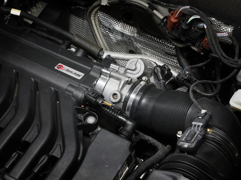 aFe 18-23 Volkswagen Atlas V6-3.6L Silver Bullet Throttle Body Spacer Kit - Side View