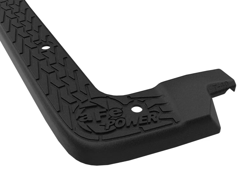 aFe 18-24 Jeep Wrangler JL (2-Door Models w/ 3-Piece Hard-Top Only) Terra Guard Tub Rail Covers - Back View