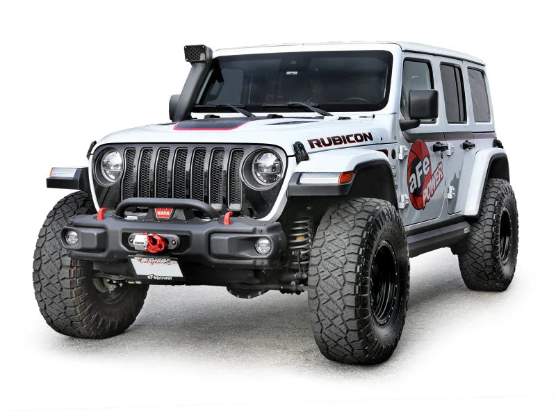 aFe 18-25 Jeep Wrangler / Gladiator L4/V6 Dynamic Air Scoop (D.A.S) Snorkel - Side View