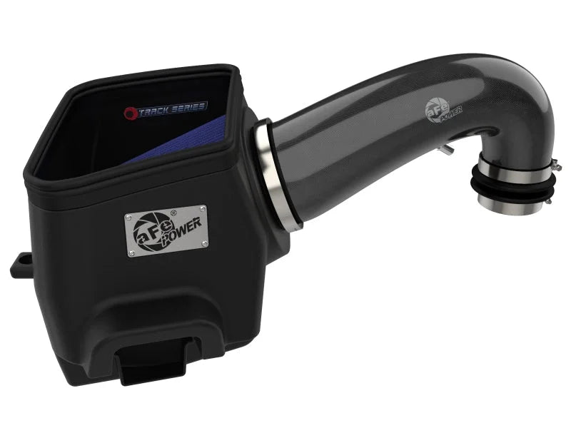 aFe 19-20 Dodge RAM 1500 5.7L Track Series Carbon Fiber Cold Air Intake System w/Pro 5R Filter - Back View