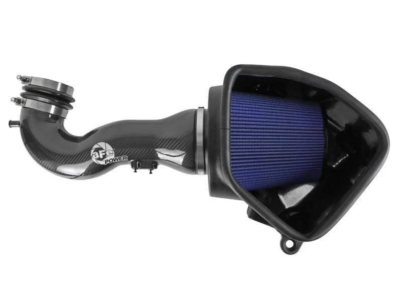 aFe 19-20 GM Trucks 5.3L/6.2L Track Series Carbon Fiber Cold Air Intake System With Pro 5R Filters - Additional View 10