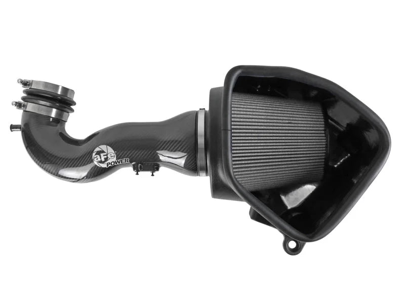 aFe 19-21 GM Trucks 5.3L/6.2L Track Series Carbon Fiber Cold Air Intake System W/ Pro Dry S Filters - Additional View 9