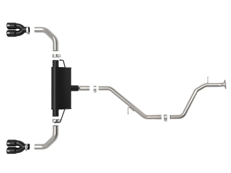 aFe 19-21 Lexus UX200 Takeda 2in - 2.5in. 304 SS Cat-Back Exhaust System w/ Black Tip - Additional View 8