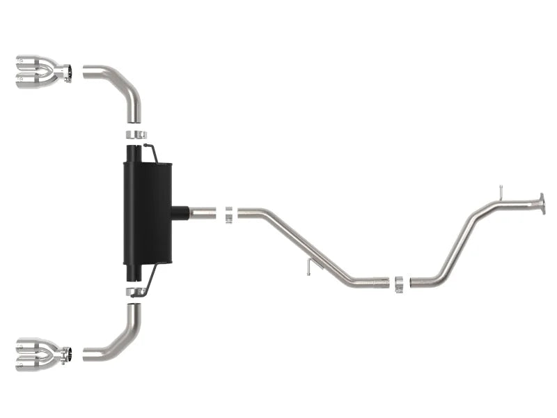 aFe 19-21 Lexus UX200 Takeda 2in - 2.5in. 304 SS Cat-Back Exhaust System w/ Polished Tip - Additional View 8