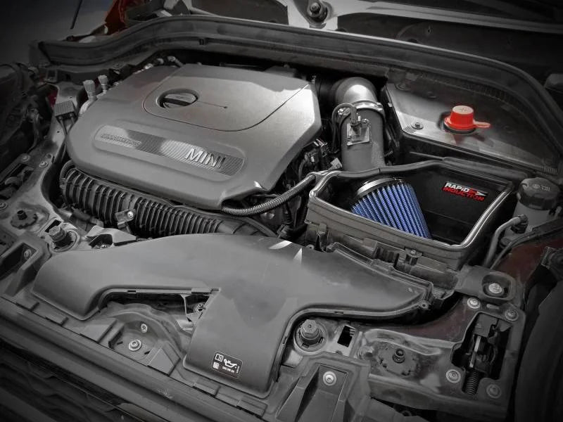 aFe 19-21 Mini Cooper / S / Clubman L3 1.5L (t) MagnumFORCE Intake Stage-2 Pro 5R - Side View