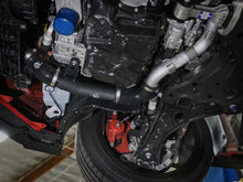 Load image into Gallery viewer, aFe 19-22 Hyundai Veloster N L4 2.0L (t) BladeRunner 2-1/2in Aluminum Hot Charge Pipe - Black - Side View